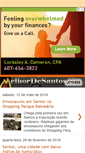 Mobile Screenshot of melhordesantos.com