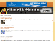 Tablet Screenshot of melhordesantos.com